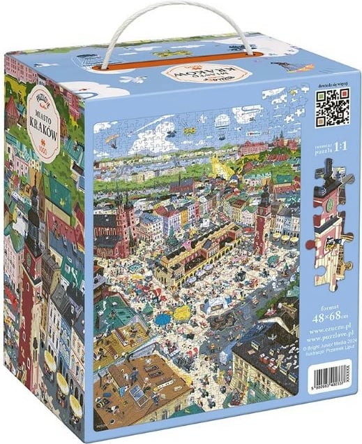 Puzzle CzuCzu Puzzlove City Kraków 1000 pjesë