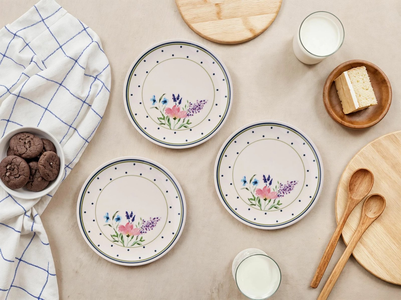 Set pjatash ëmbëlsirash (6 copë) Hermia Concept, Point Heaven