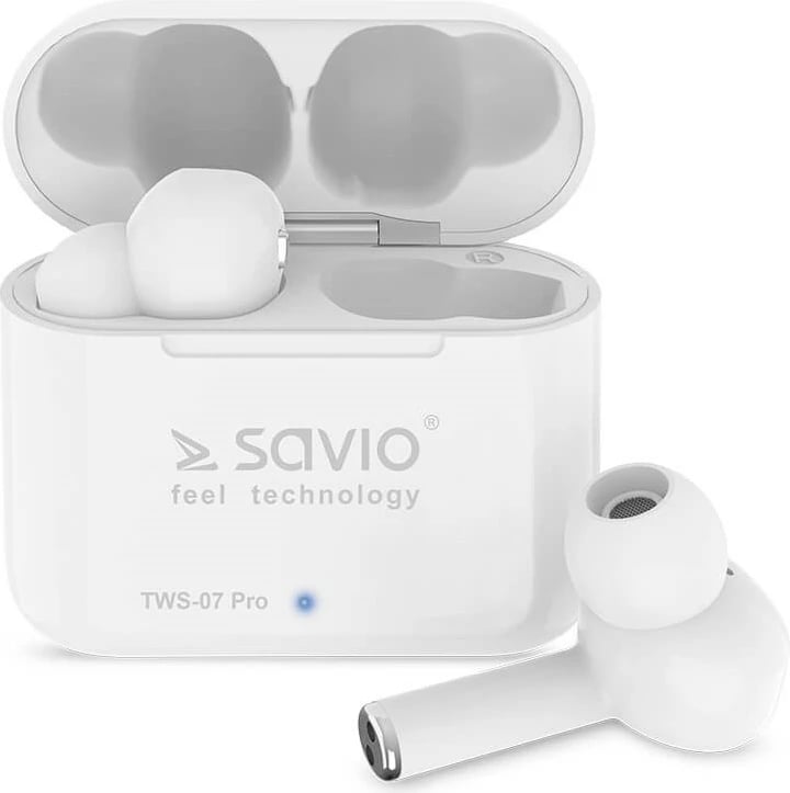 Dëgjuese Savio TWS-07 Pro, të bardha