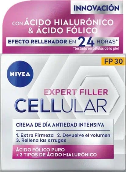 Krem dite anti-rrudhë Nivea Cellular Filler Hialurónico & Fólico unisex 50ml