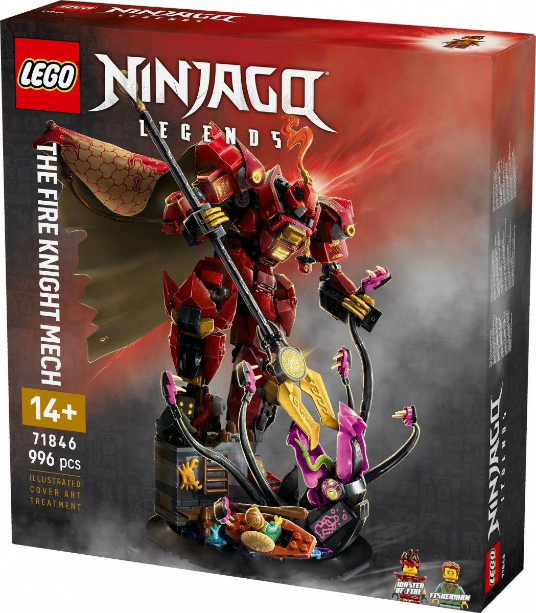 Set LEGO Ninjago Fire Knight Mech 71846, 996 pjesë, për 14+