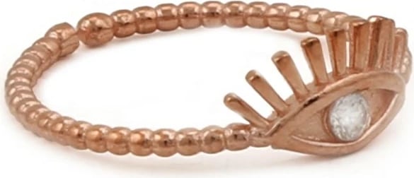 Unazë argjendi, ngjyrë rozë e artë, Jumeon, 9945