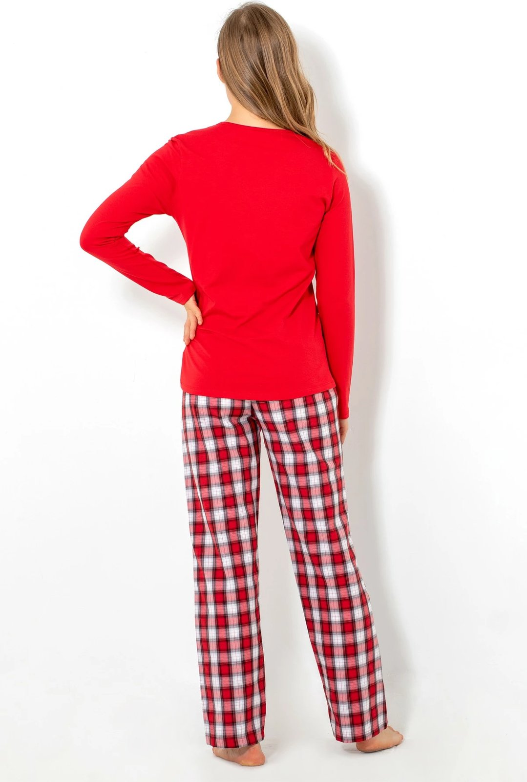 Set pizhamash për gra, ngjyrë e kuqe, Jumeon, 002-000537
