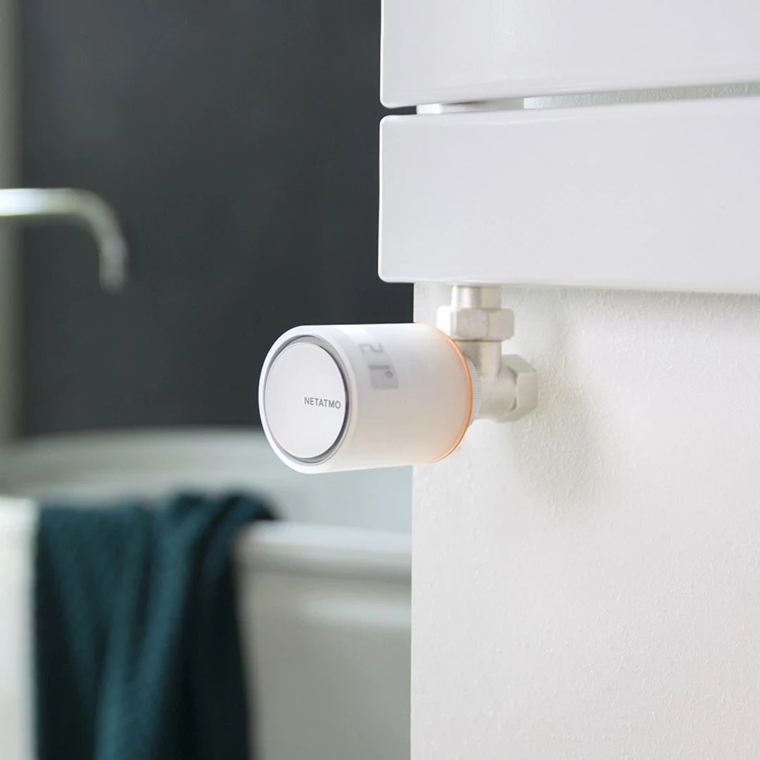 Valvula radiatorësh smart Netatmo Starter Pack, e bardhë