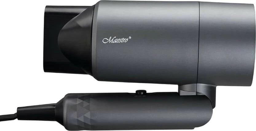Tharëse flokësh Feel-Maestro MR-209, 1600W, e zezë/gri, dorezë e palosshme