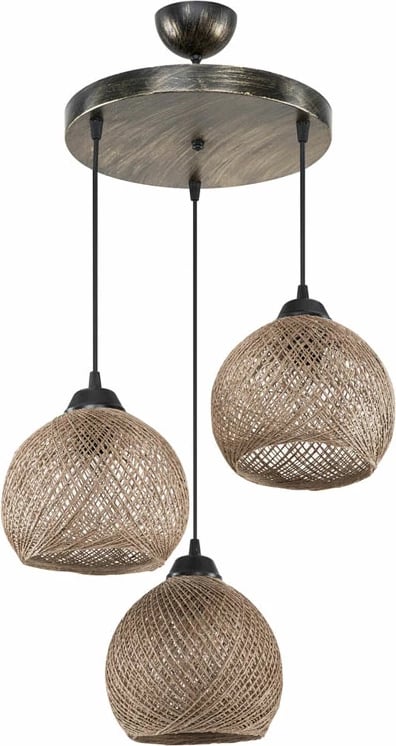 Dritë tavani PWL-1121 Ε27 kafe D40x75cm