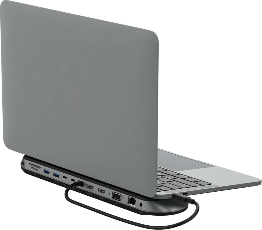 Dock Belkin INC014BTSGY, USB 3.2 Gen 2, 100 W, i zi, i hirtë