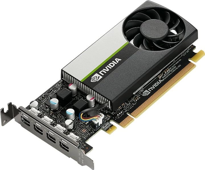 Kartelë grafike PNY T1000, 8 GB, GDDR6, PCI Express x16 3.0, Gjelbër/Gri