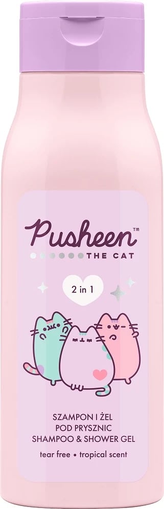 Shampon & xhel dushi 2-në-1 për fëmijë Pusheen, 400ml