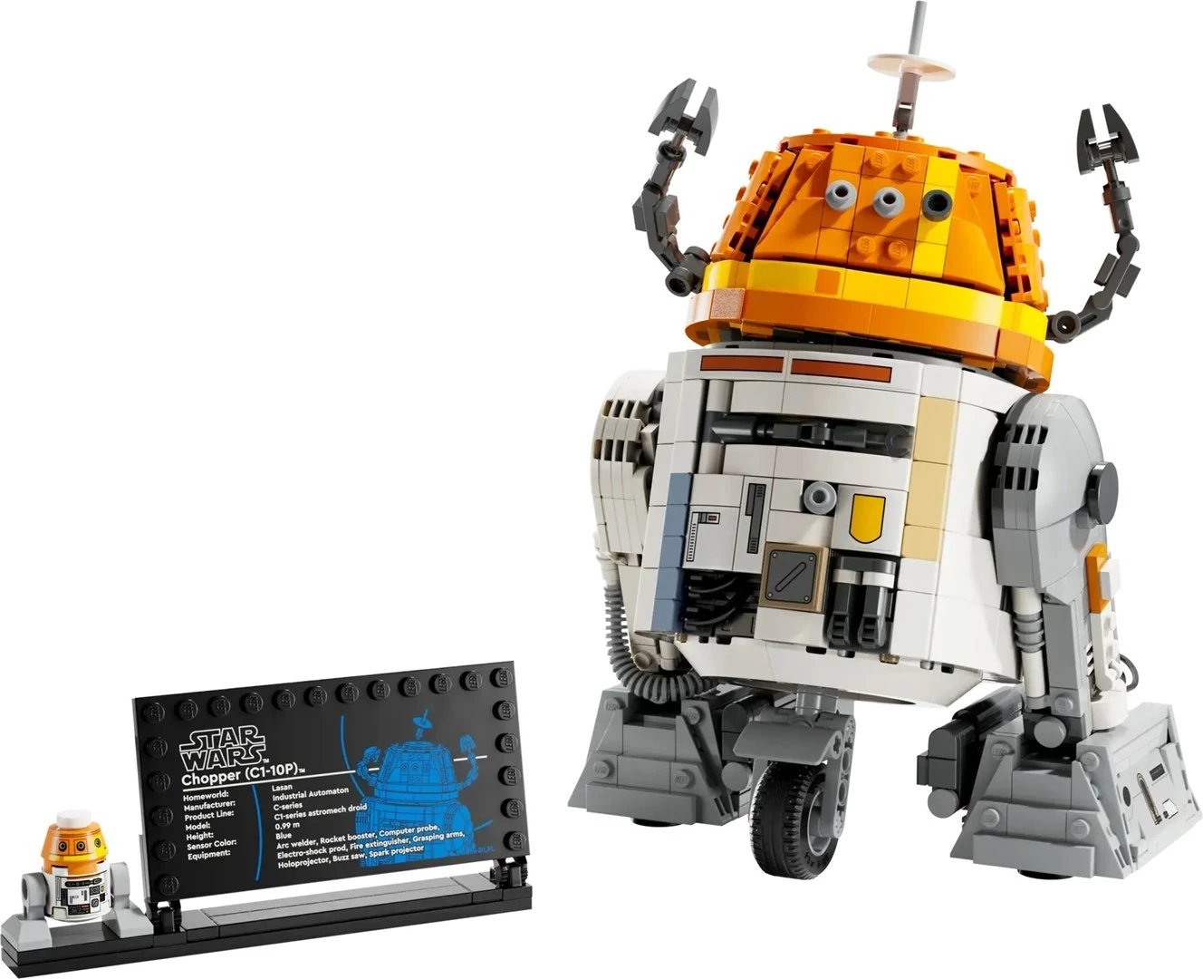 Set LEGO Star Wars Chopper (C1-10P) 75416, 1039 pjesë, me minifigurë