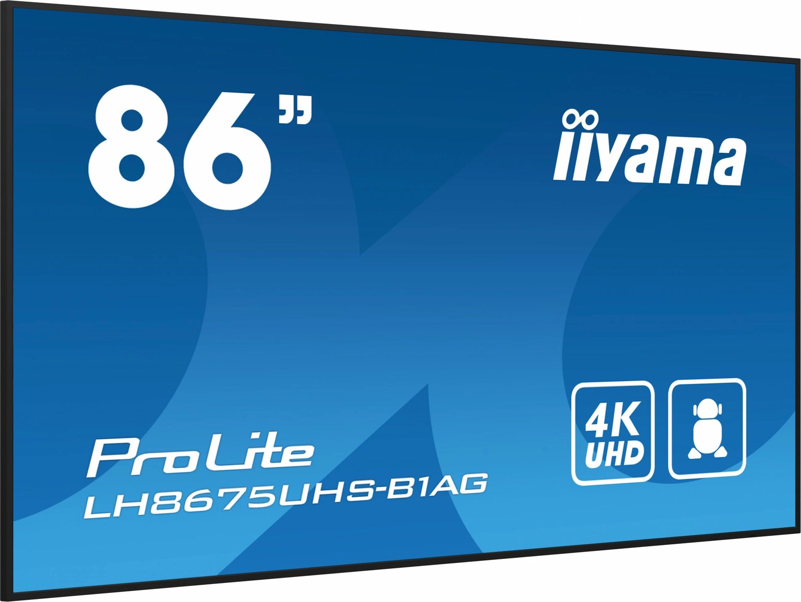Ekran digjital iiyama LH8675UHS-B1AG, 86", 4K UHD, Wi-Fi
