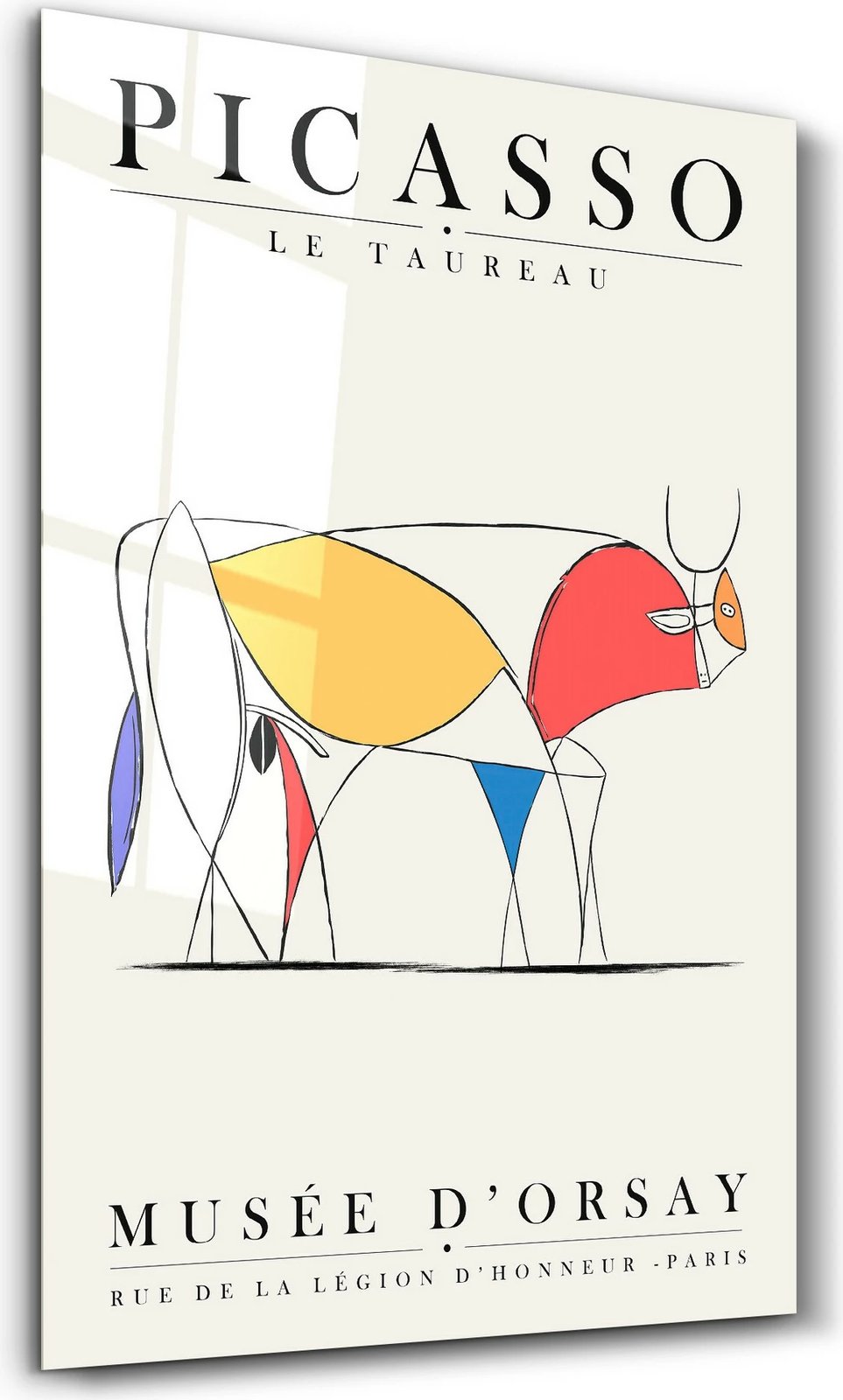 Pikturë dekorative prej xhami të temperuar, Wallity SPR-1159, 35x55cm