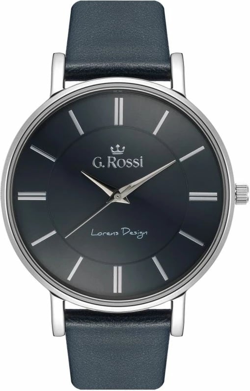 Orë dore për meshkuj G.ROSSI, argjendtë e kaltër
