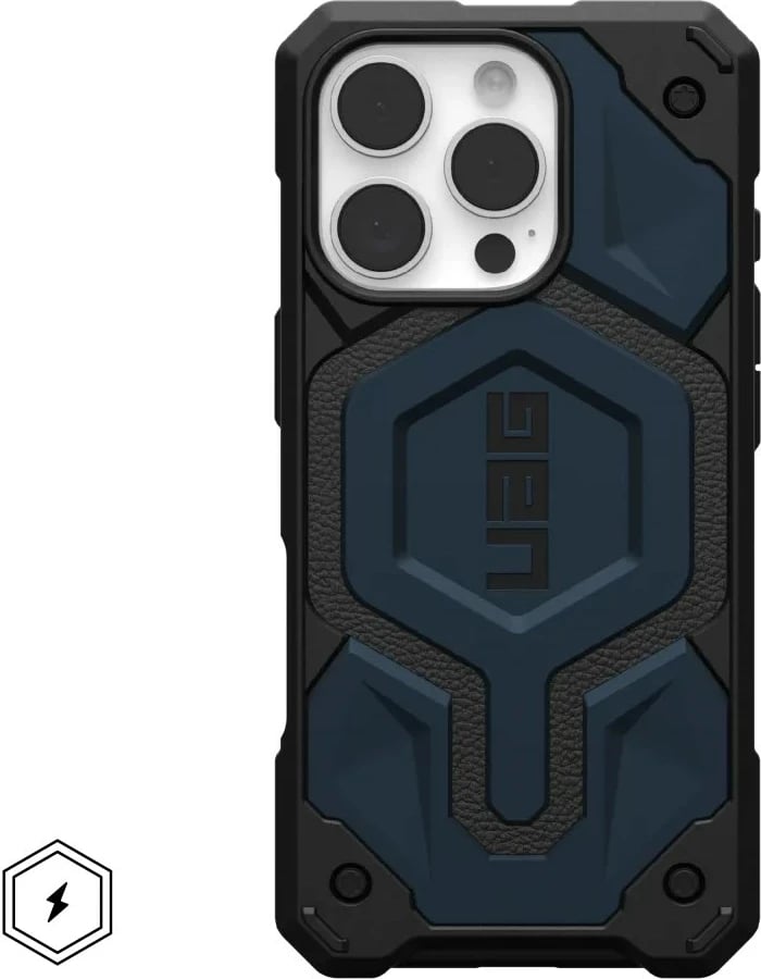 Mbështjellës Urban Armor Gear Monarch Pro për iPhone 16 Pro, i zi