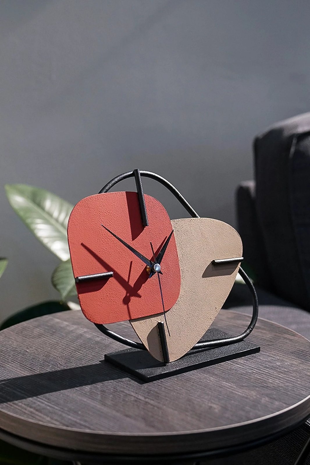 Orë dekorative Aberto Design, MYK2116-3, ngjyrë e kuqe tjegulle dhe kafe