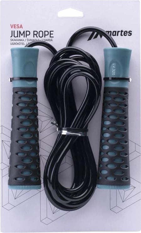 Litar kërcimi Yakimasport, unisex, i zi