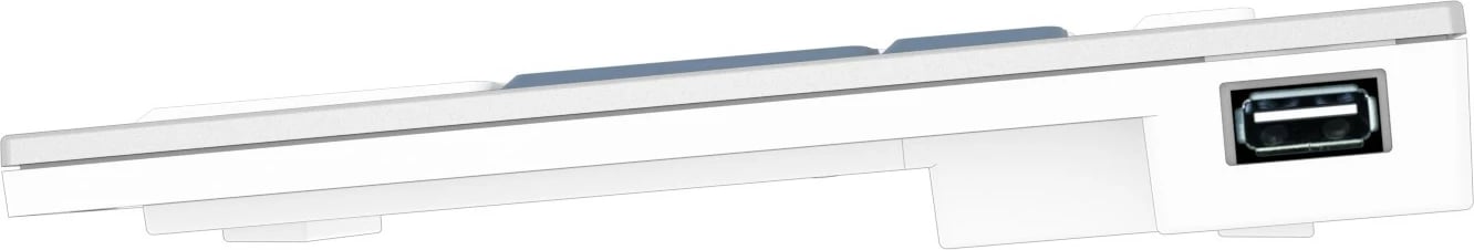 Tastierë Logickeyboard LKB-RESC-CWMU-UK, full-size, me kabllo, USB, QWERTY, argjend