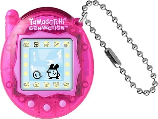 Tamagotchi Bandai Connection, rozë transparente