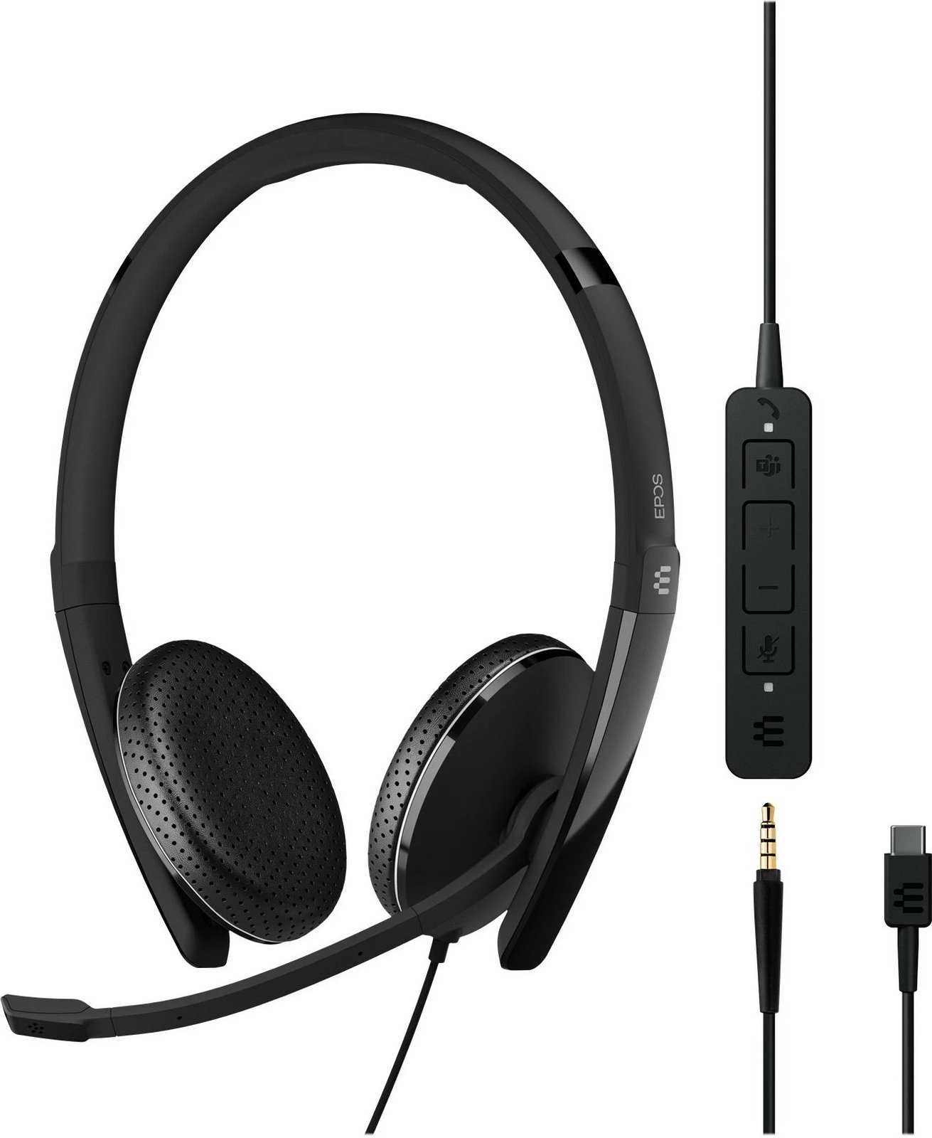 Kufje EPOS Adapt 165T USB-C, e zezë