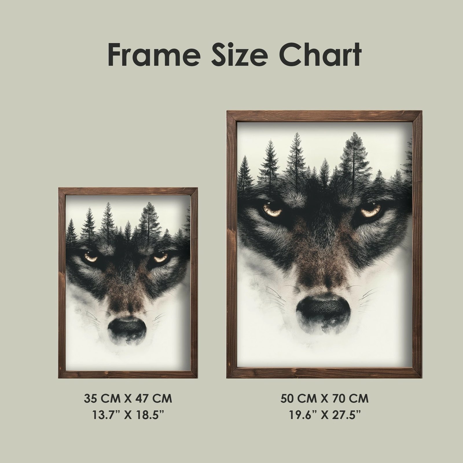 Pikturë dekorative me kornizë MDF, shumëngjyrëshe, Wallity TUN040-L