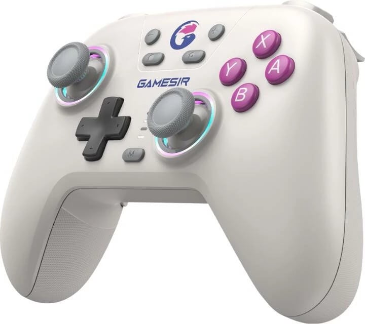 Kontrollues wireless GameSir T4n, për Switch/PC/iOS/Android, i bardhë