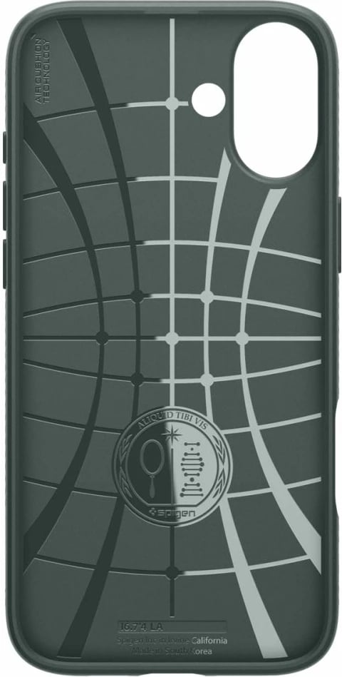 Mbështjellës Spigen Liquid Air për iPhone 16, Gjelbër