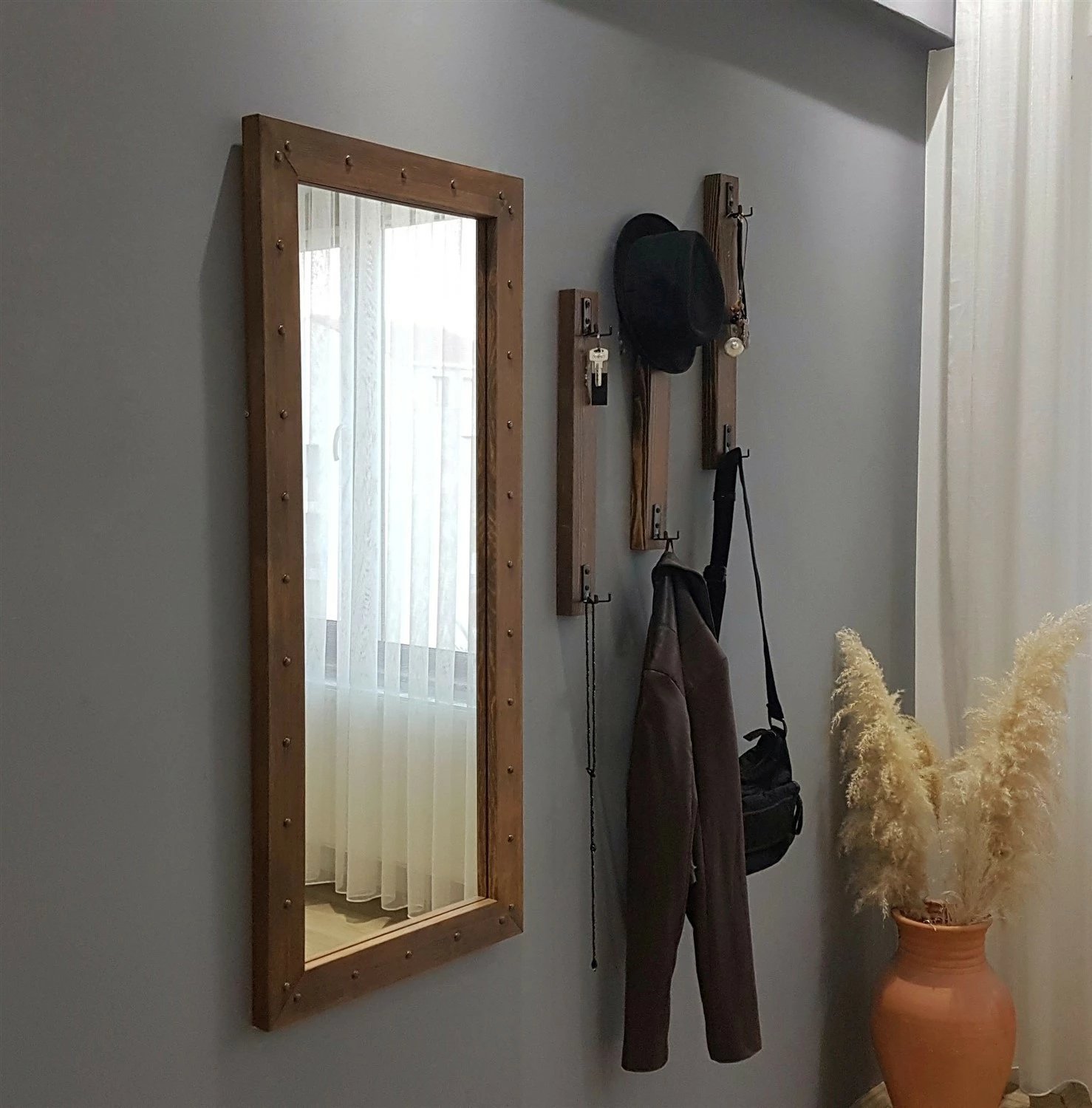 Stendë për korridor, ngjyrë arre, Skye Decor V108