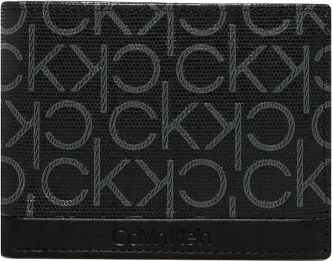 Portofol për meshkuj Calvin Klein me vend për monedha K50K505967