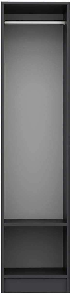 Dollap Skye Decor, Minar Kale - 8676, i bardhë dhe antracit, shumë rafte