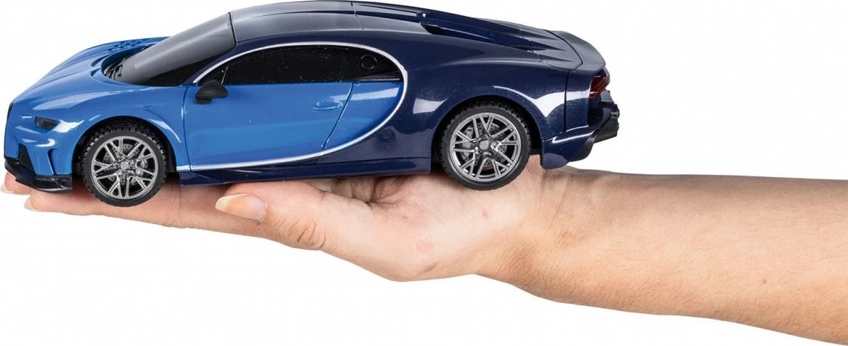 Makine lodër me telekomandë Revell RC Bugatti Chiron 1:24, e zezë/blu