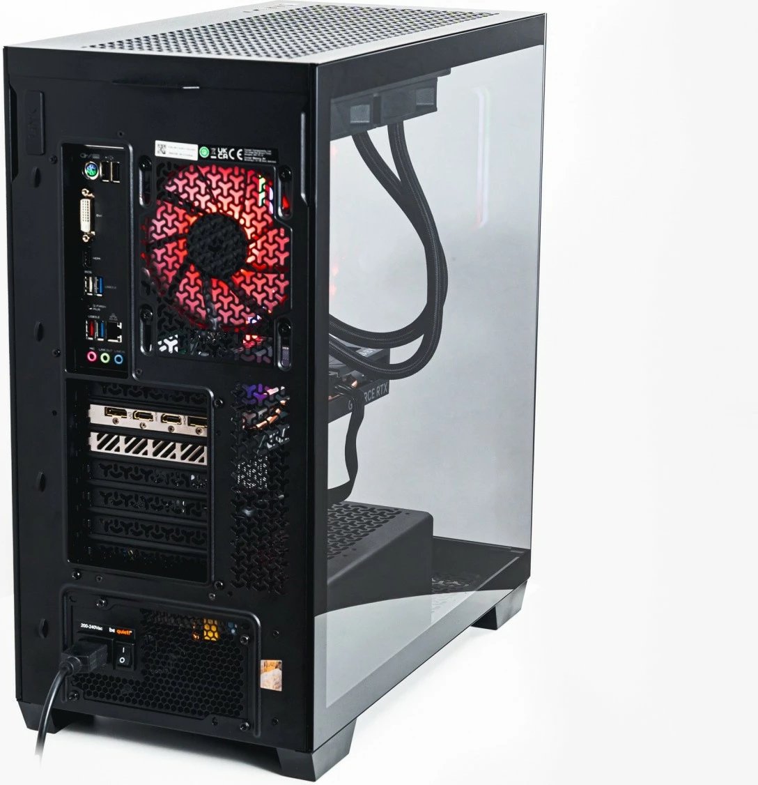 Kasë gaming OPTIMUS E-Sport GA520T-CR7, AMD Ryzen 7 5800X, 16 GB RAM, 1 TB SSD, GeForce RTX 4060, E zezë