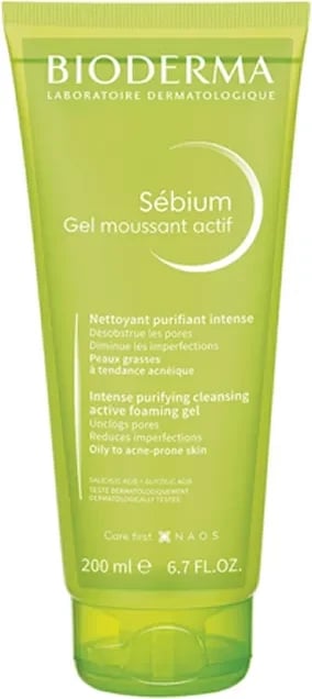 Xhel pastrues fytyre Bioderma Sébium Active unisex 200ml