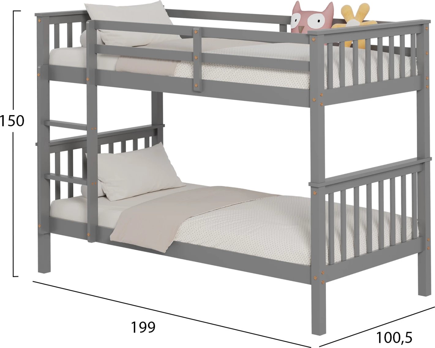 Krevat për fëmijë LANTAI FH682.05, 190x90cm