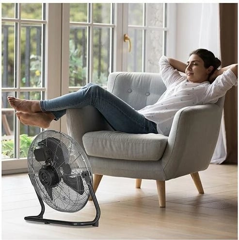 Ventilator dyshemeje BLACK+DECKER BXEFF121E, 3 shpejtësi, 120 W, i zi