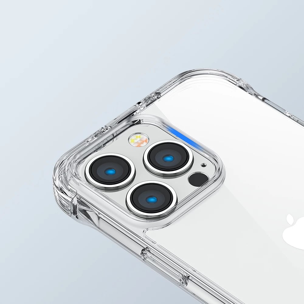Mbështjellës Joyroom Defender Series JR-14H1 për iPhone 14, me mbajtëse, Transparent