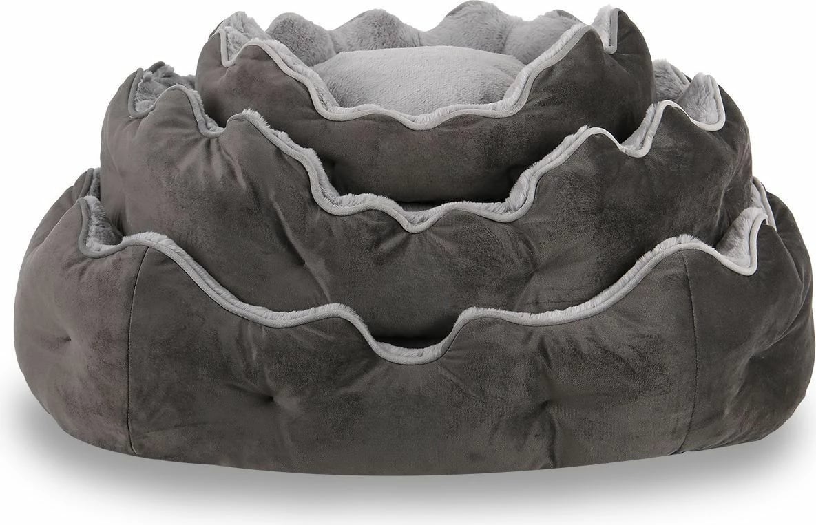 Shtrat për qen Elsa, anthracite, Paws & Whiskers, madhësia M