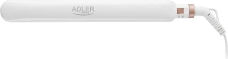Drejtues flokësh, Adler, AD 2317, pllaka qeramike lundruese 25x90mm, 200°C, 35W, e bardhë/ari rozë