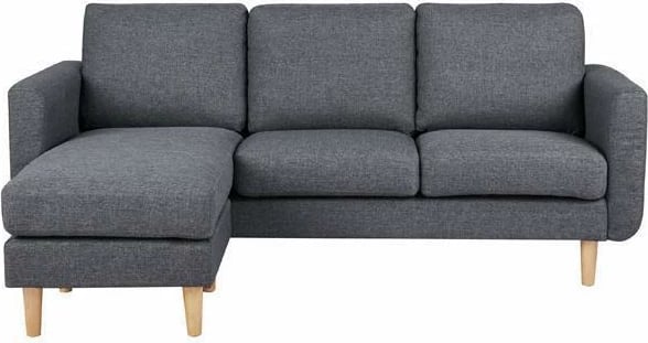 Divan qoshe Nextdeco Flex, Kënd i Rregullueshëm, Gri e Errët