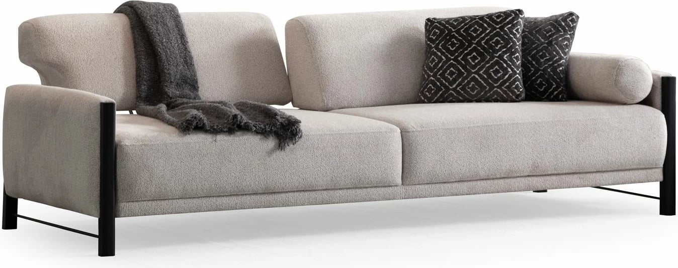 Divan treshe Nora, bezhë, Atelier del Sofa