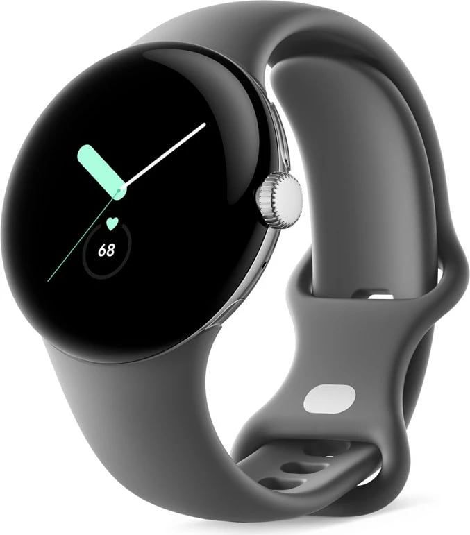 Smartwatch Google Pixel Watch, 41 mm, 32 GB, Stainless Steel, Silver/Charcoal