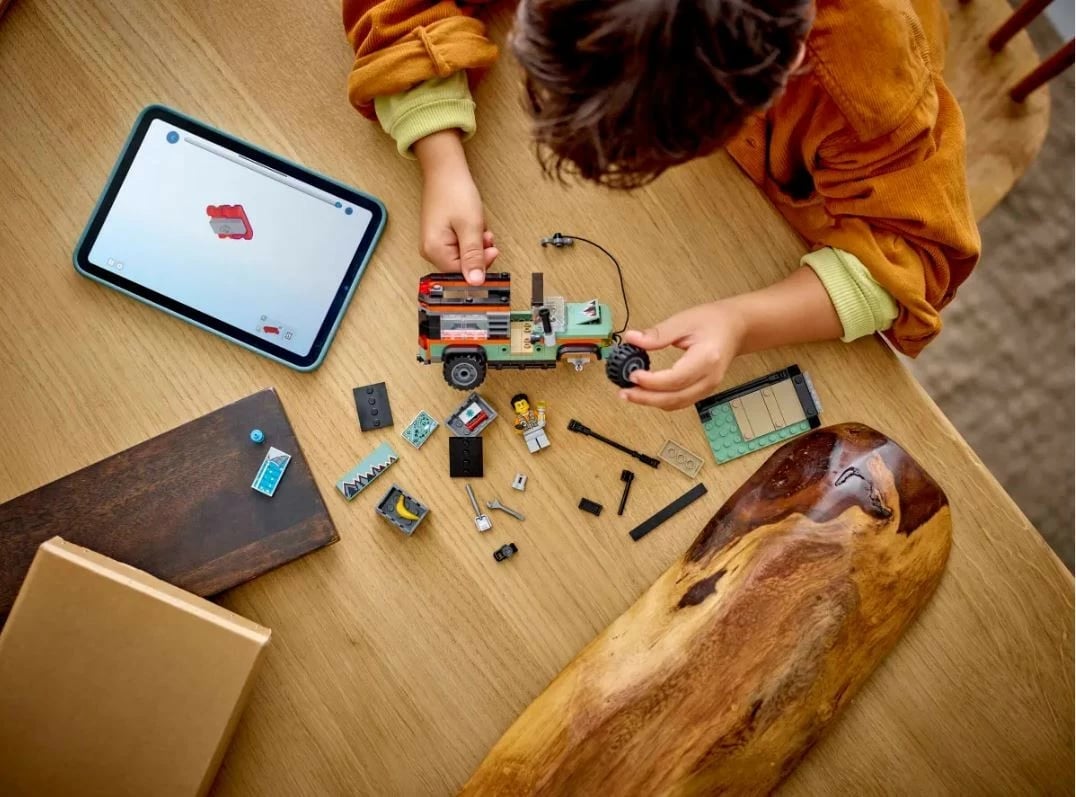 Set LEGO City Off-Road Mountain Truck 4x4, 221 pjesë, për fëmijë, Jeshile