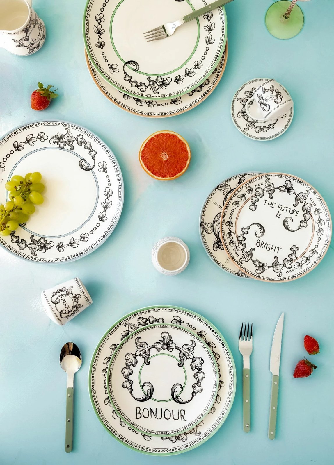 Set pjatash për ëmbëlsira (6 copë), Hermia, DNR0055