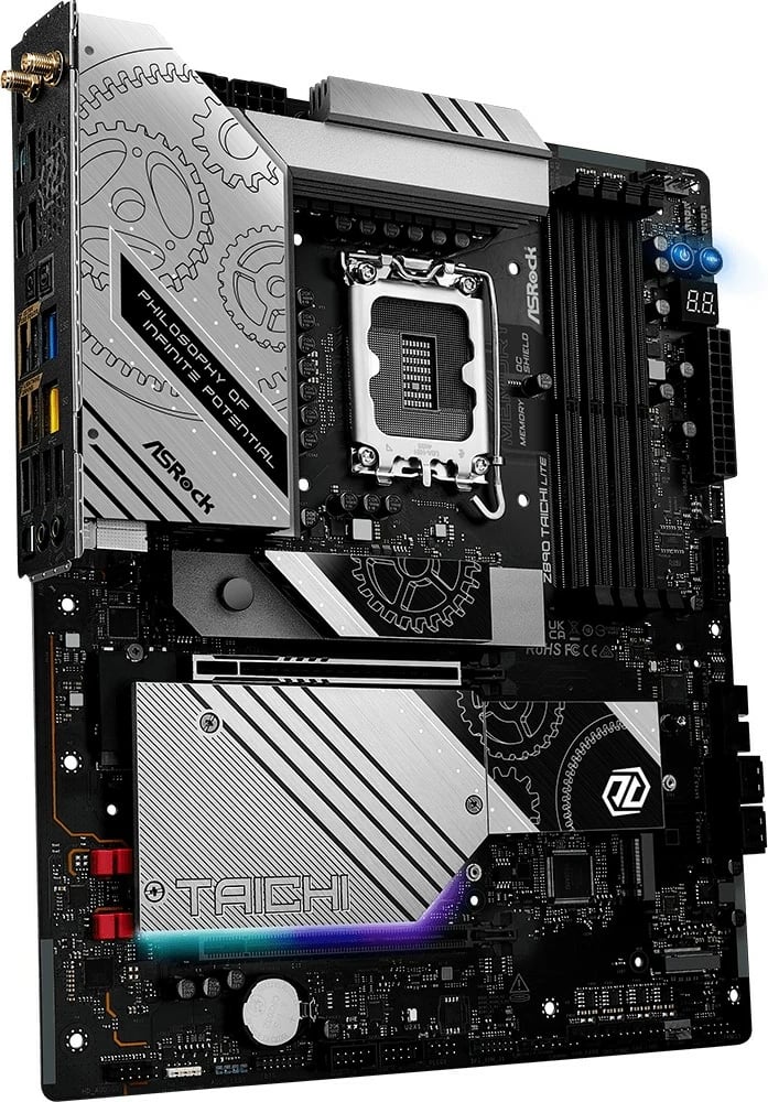 Pllakë amë ASRock Z890 Taichi Lite ATX, Intel Z890, LGA1851, DDR5, PCIe 5.0, Wi‑Fi 7, Thunderbolt 4
