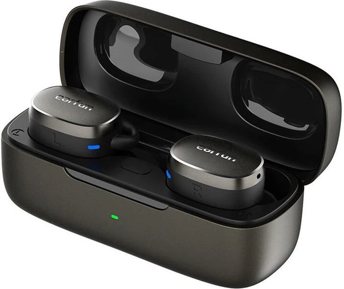 Kufje TWS EarFun Free Pro 3, ANC, pa tela, të zeza