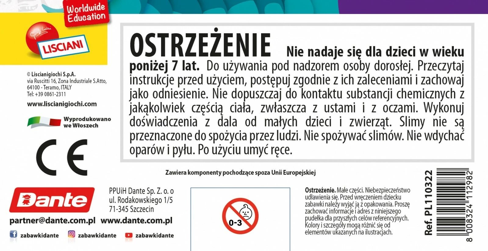 Set lodër kreative Lisciani Slumi Science, Axolotl Squishy, shumëngjyrësh