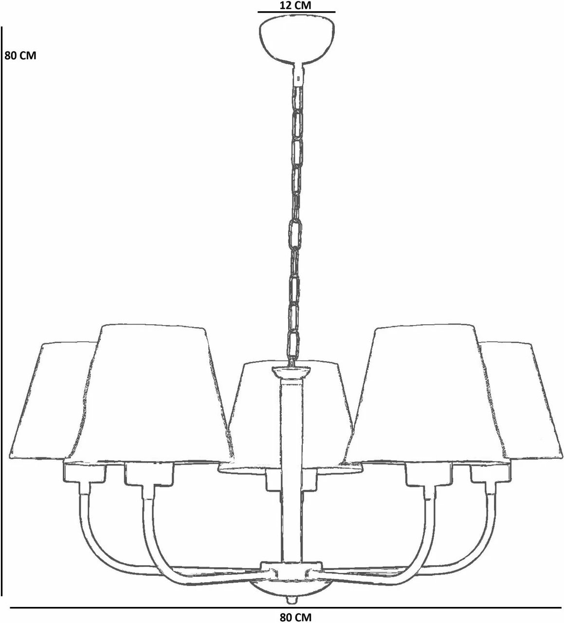 Llambadar Opviq, 8983-5, bezhë dhe ari