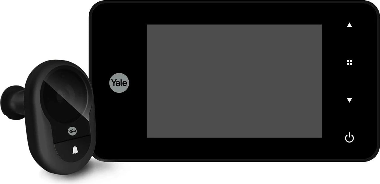 Shikues elektronik dere YALE HOME DDV 4500, 4" LCD, argjendtë-zi