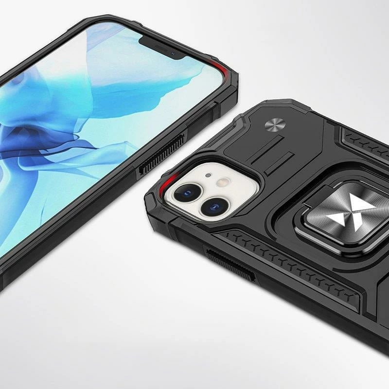 Mbështjellës Wozinsky Ring Armor për iPhone 14 Plus, i zi