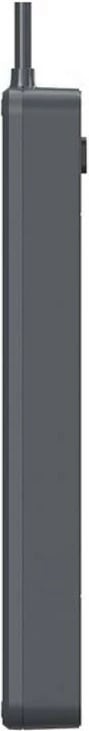 Prizë me mbrojtje Tracer Power Line+ TRALIS47027, 4 dalje + 3x USB A, 1.5m, Grafit