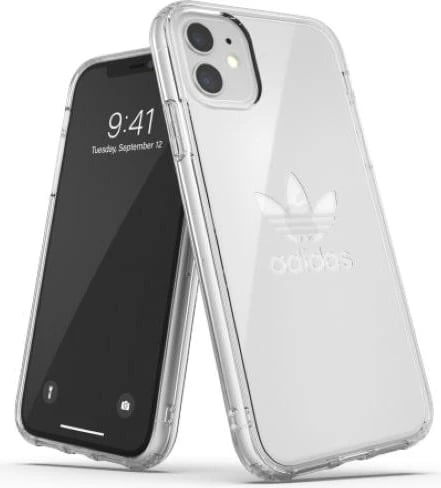 Mbështjellës Adidas OR PC Case Big Logo për iPhone 11, Transparent